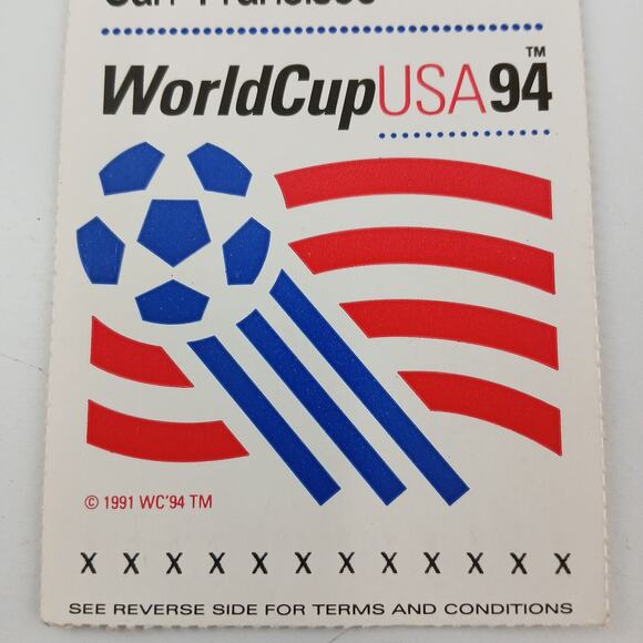 FIFA World Cup Ticket Stub – Game 19 ~ 1994 Champions Brazil vs Cameroon - Picture 9 of 9